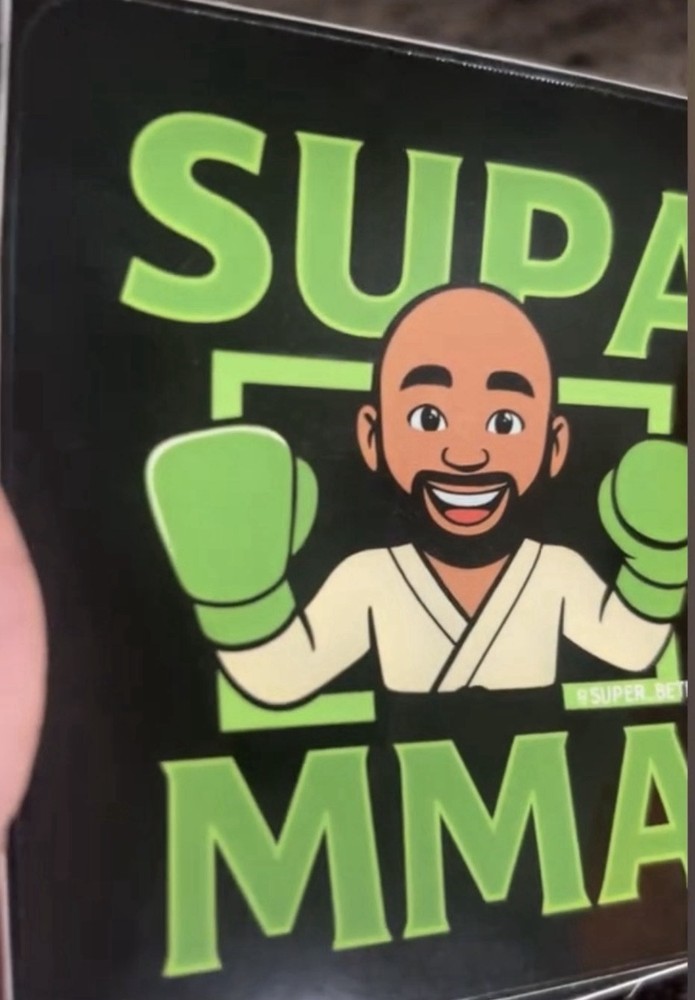 Super MMA Gym Sticker