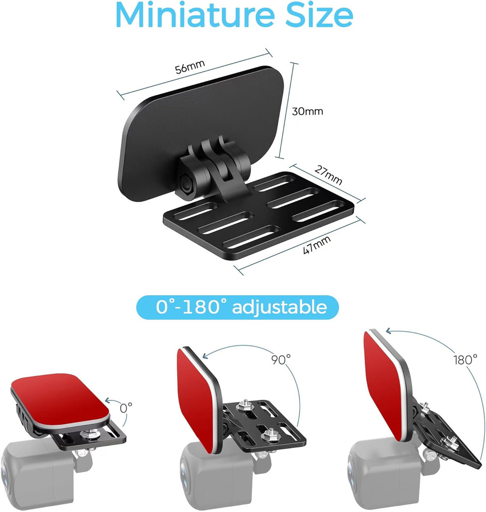 Universal Rear Window Camera Mount - Adjustable Backup & Dash Cam Holder