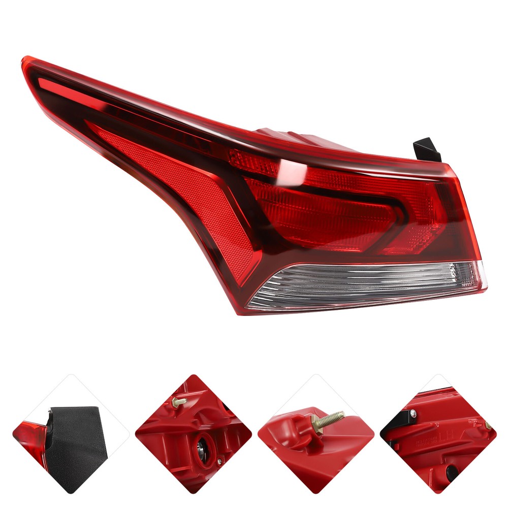 Outer Tail Light For Hyundai Accent 2018 2019 2020 Left Driver Side Tail Lamp