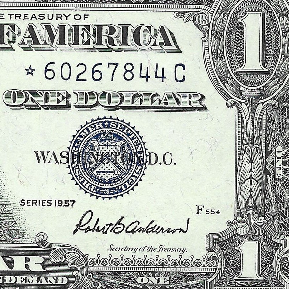 $1 SILVER CERTIFICATE *⭐️STAR NOTE⭐️* 1957, 57a or 57b GEM UNCIRCULATED