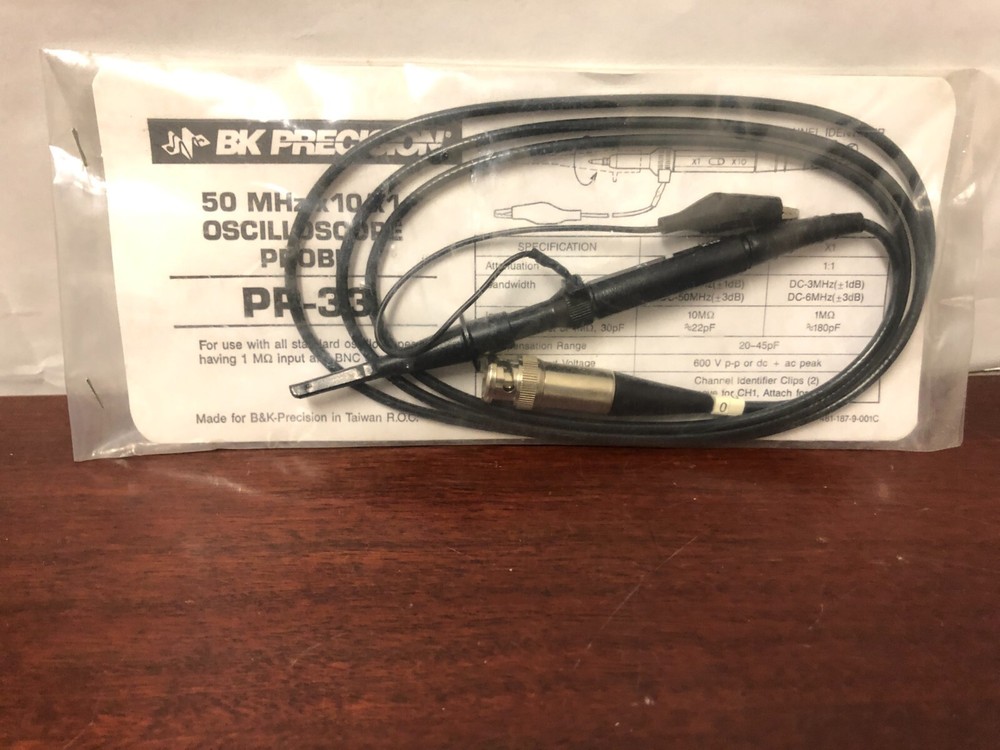 BK PRECISION OSCILLOSCOPE PROBE PR-33