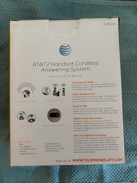 AT&T Handset Cordless Answering System
