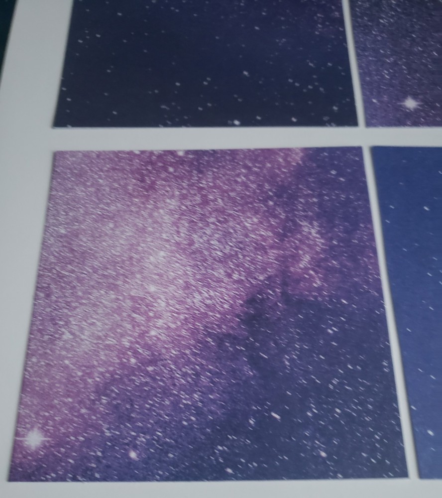5x5 Galaxy / Cosmic Craft Paper -30 Sheets
