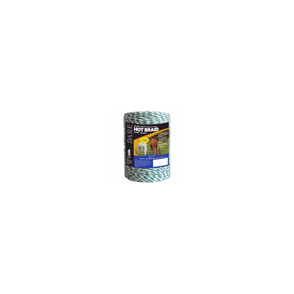 Dare Products 3580 Hot Braid Rope, 3/16-In. - Quantity 1