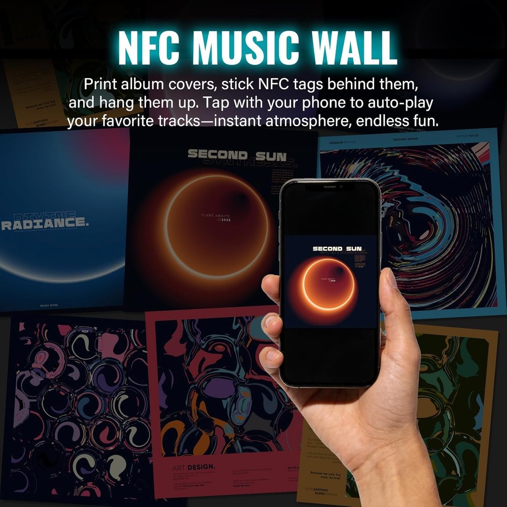 NTAG215 Waterproof NFC Tags 60 Pack Rewritable