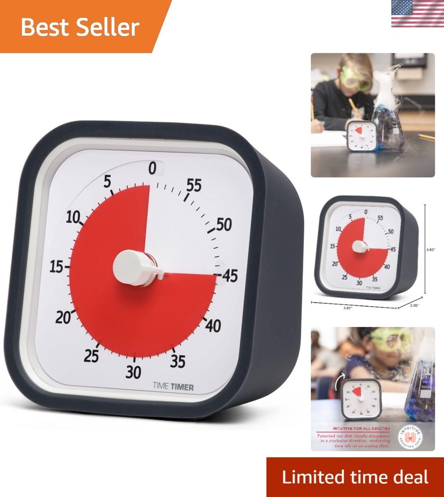 MOD Silent Visual 60-Minute Countdown Timer - Perfect for Home & Classroom