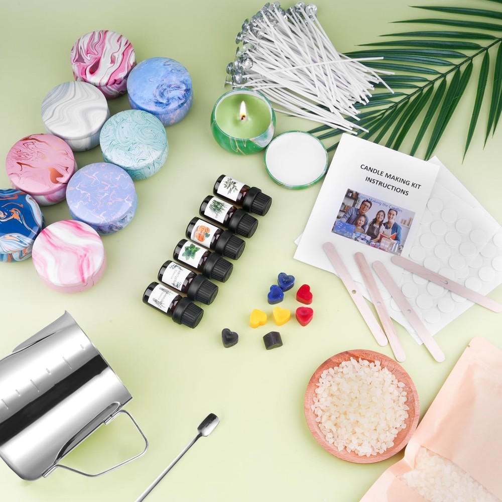 SUPERSUN Candle Making Kit for Adults, DIY Medium, Colorful