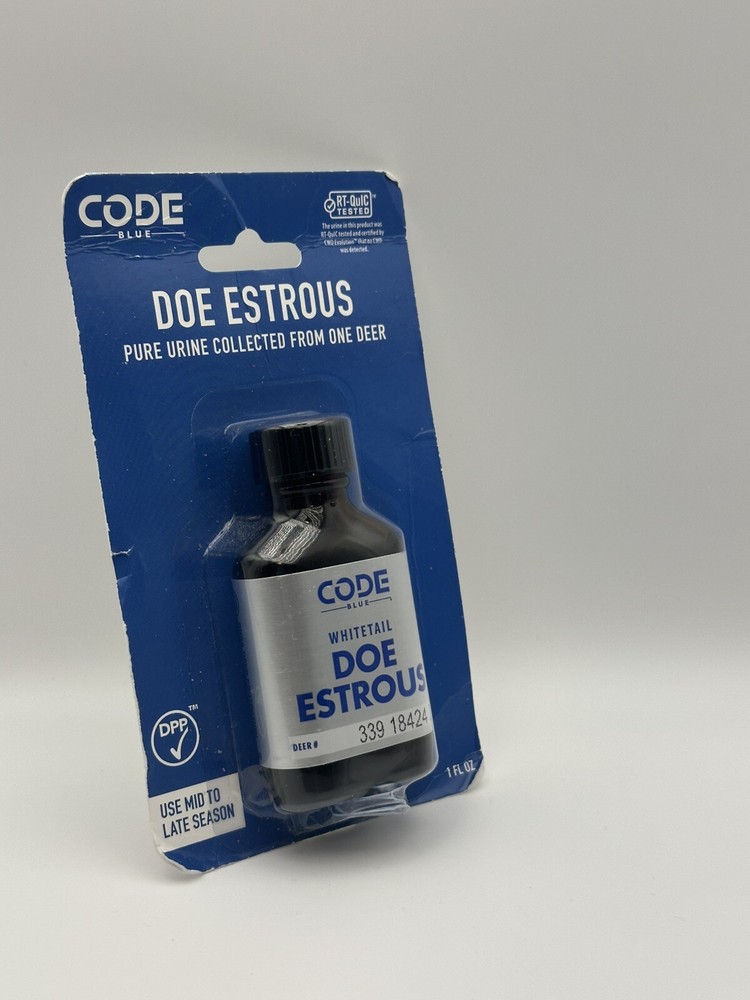Code Blue Doe Estrous - NEW IN PACKAGE - 100% Pure From One Deer DPP✅