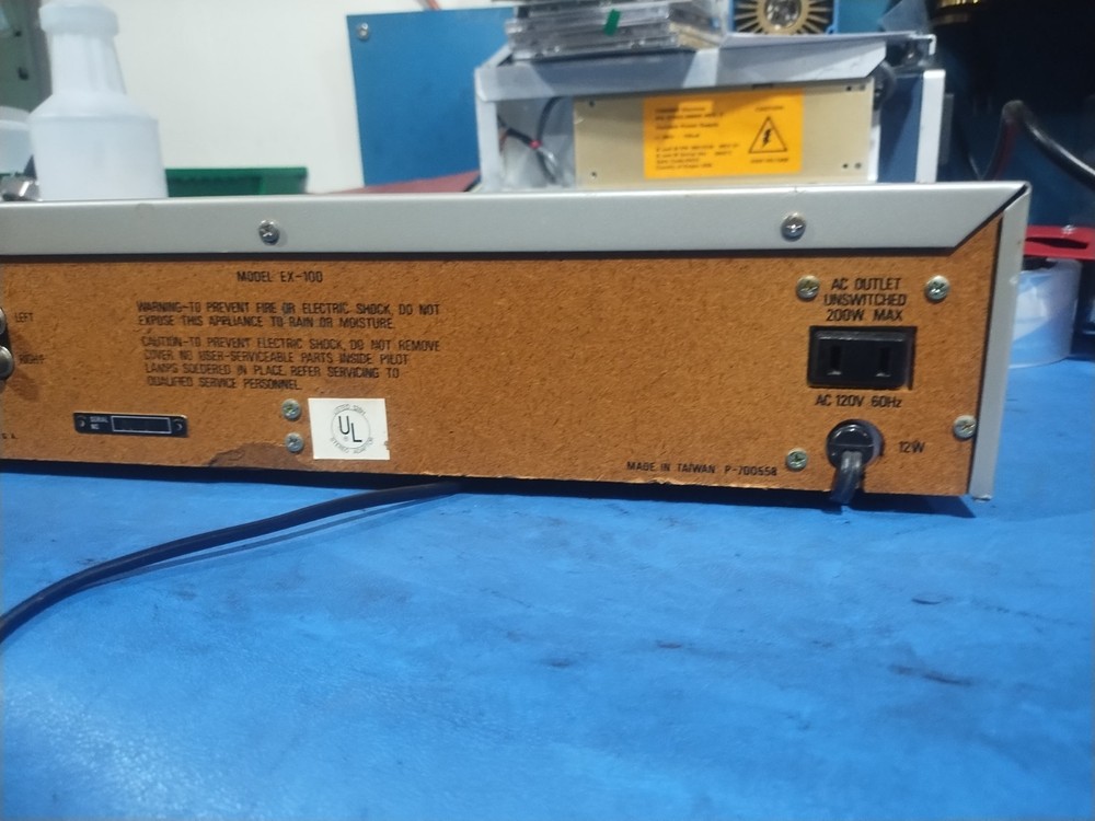 BSR EX-100 Vintage Stereo Frequency Equalizer.