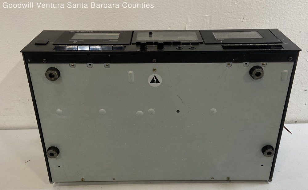 Vector Research VCX-350 Double Cassette Deck Player Working