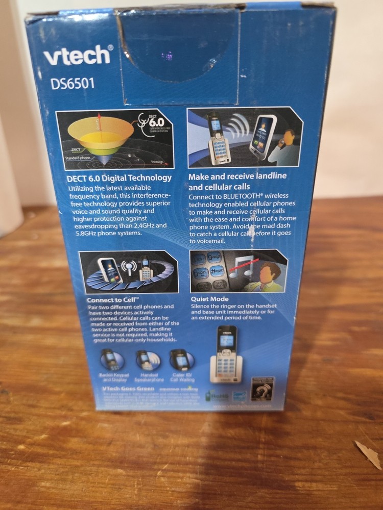 VTech DS6501 Accessory Cordless Handset DS6501 NIB)