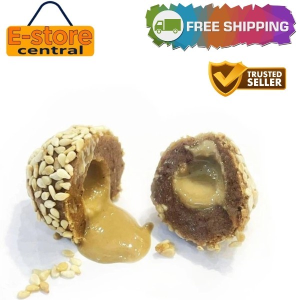 3x Dates balls stuffed tahini & covered with sesame,كرات تمر بالطحينة و السمسم