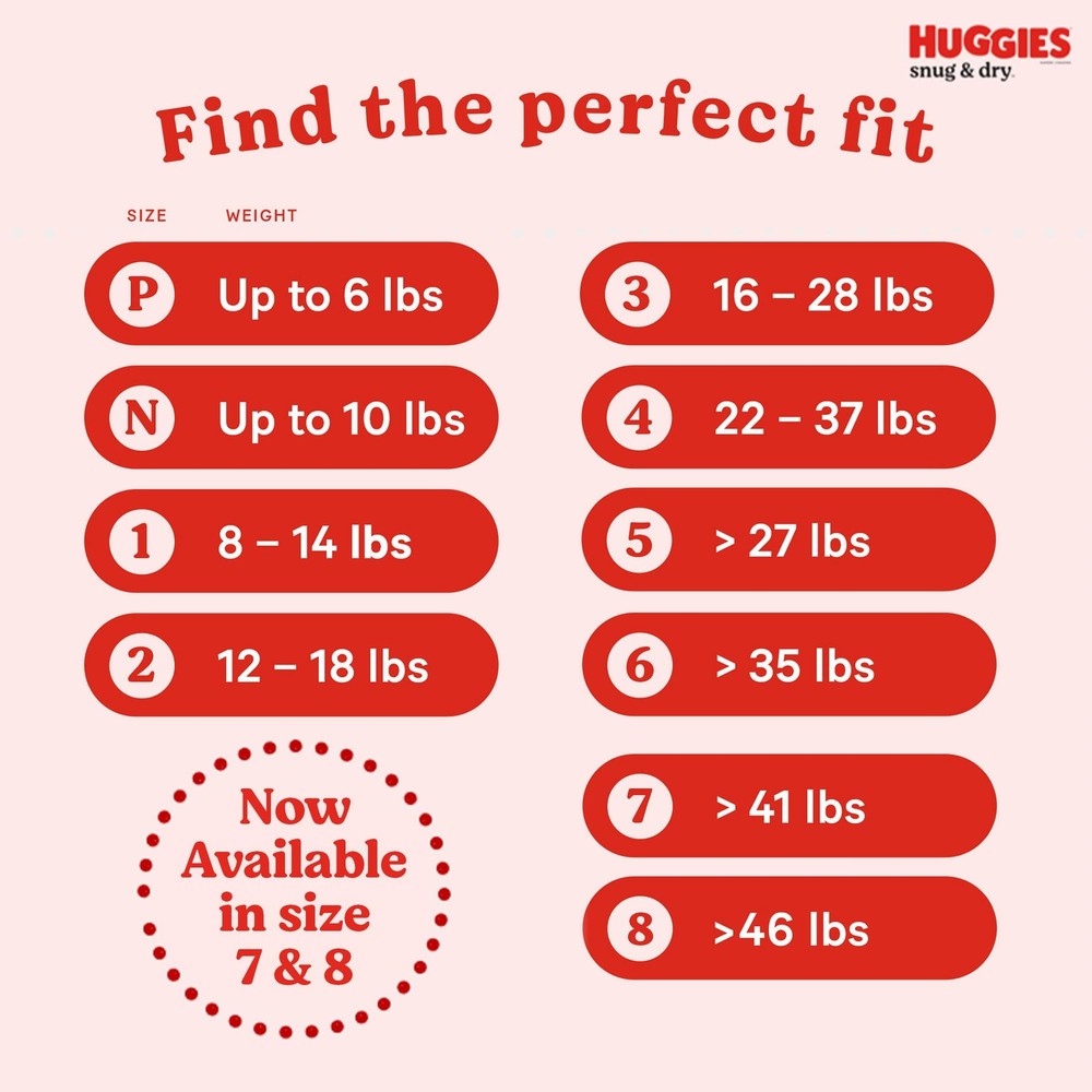 Huggies Snug & Dry Diapers, Size 2
