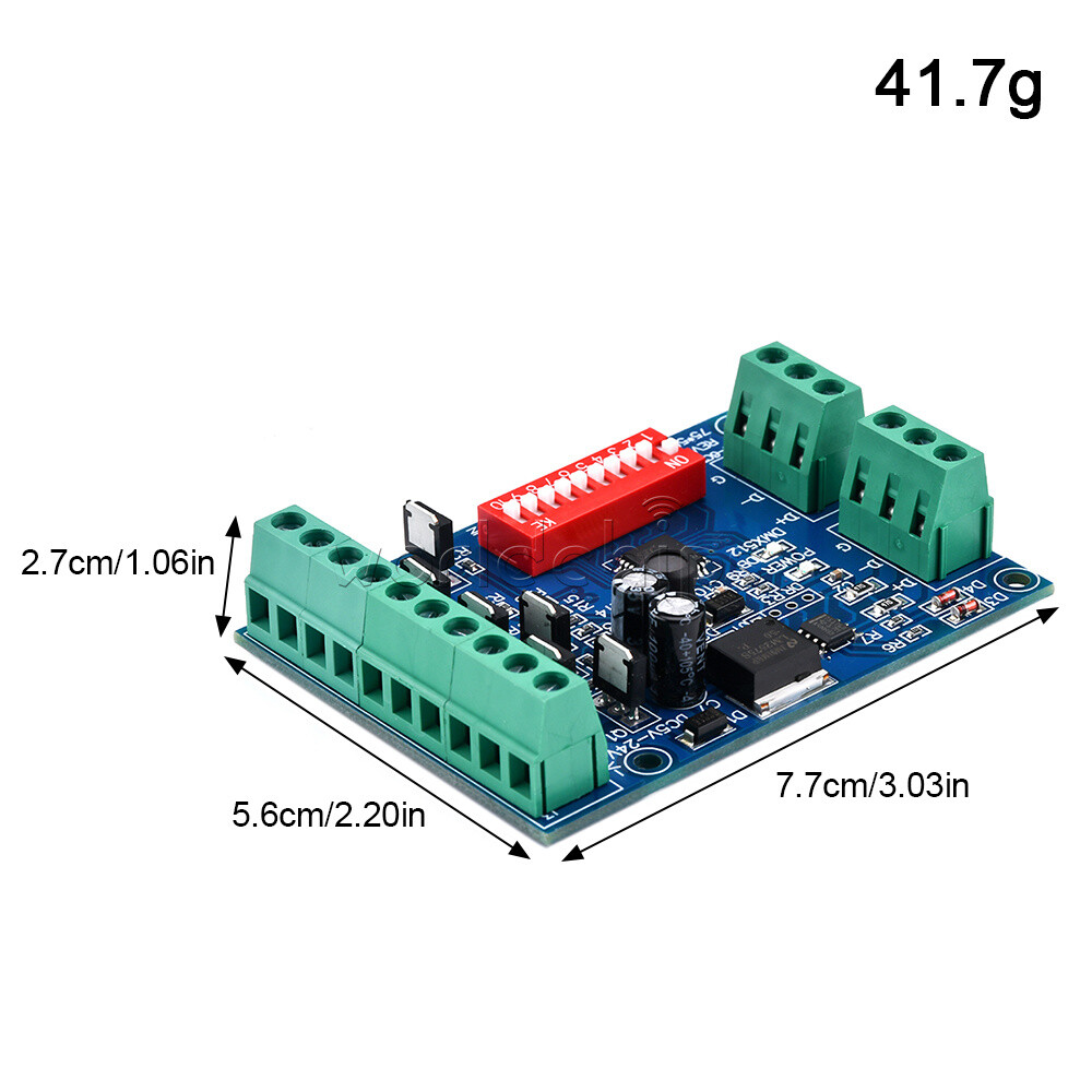 DMX512 Decoder 6CH Channel RGBW Controller led stage Dj lighting CMOS Output New