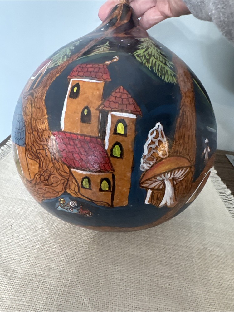 Handpainted Gourd
