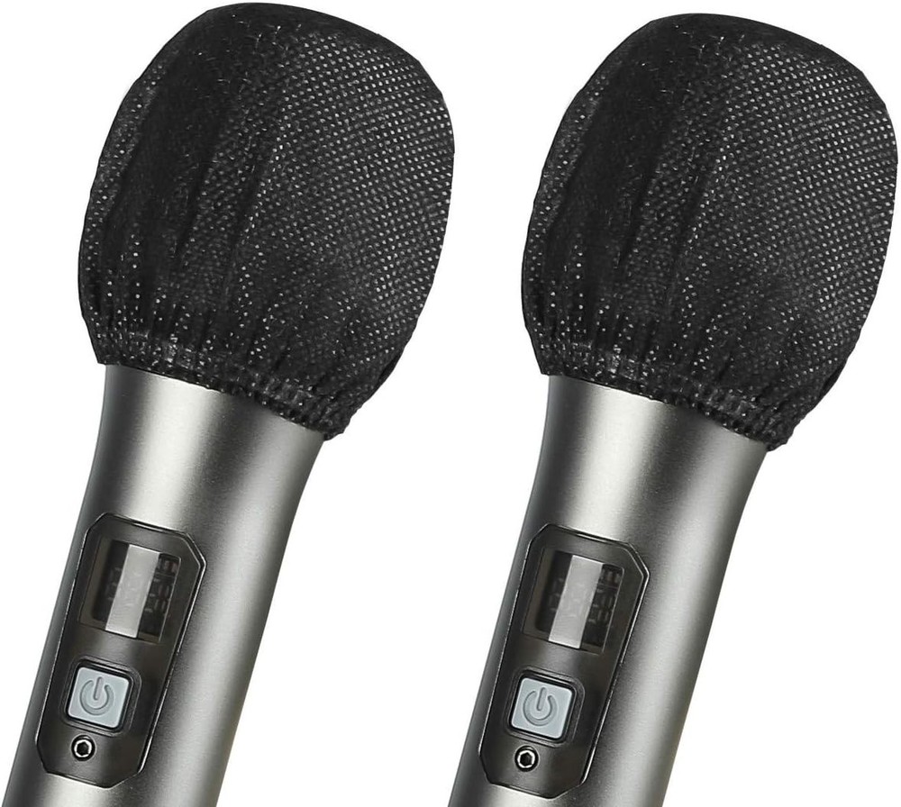 200 Pcs Disposable Microphone Covers - Non-Woven Windscreen for Performances