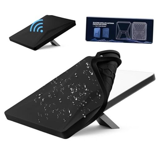 Shockproof & Scratch-Resistant Starlink Mini Case - Liquid Silicone Black