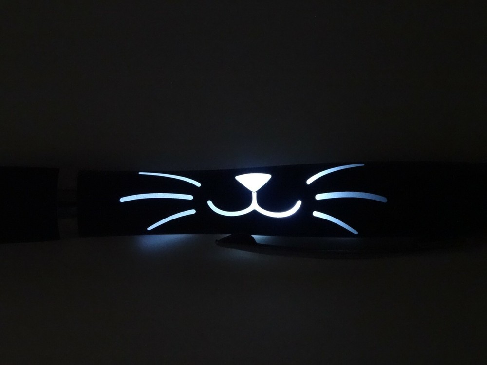 Lighted cat whiskers ink pen