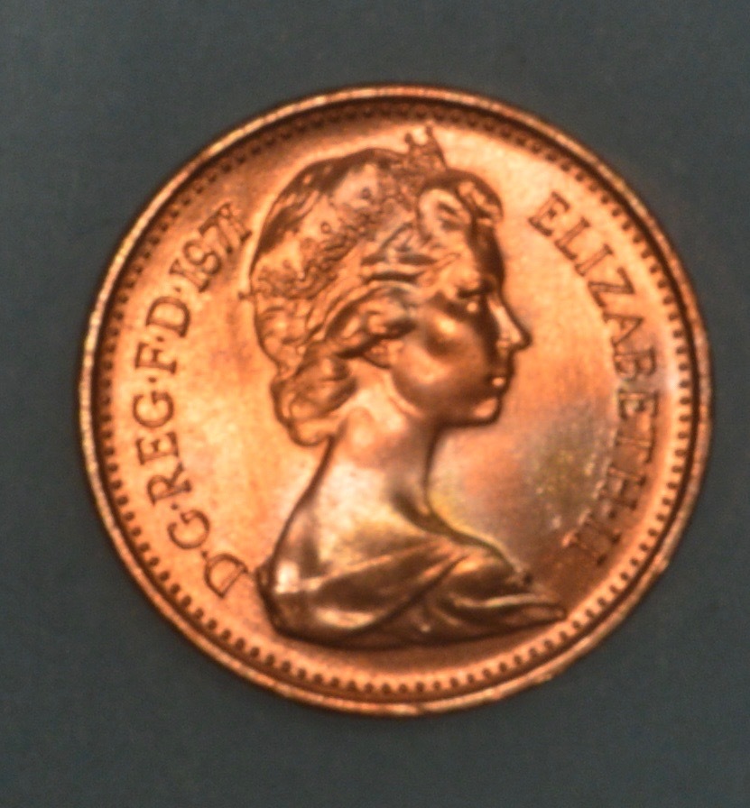 Great Britain - half Penny 1971 - UNC from original roll