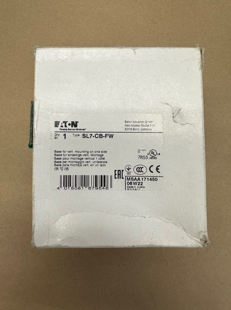 Eaton SL7-CB-FW Single Sided Vertical Mount Base