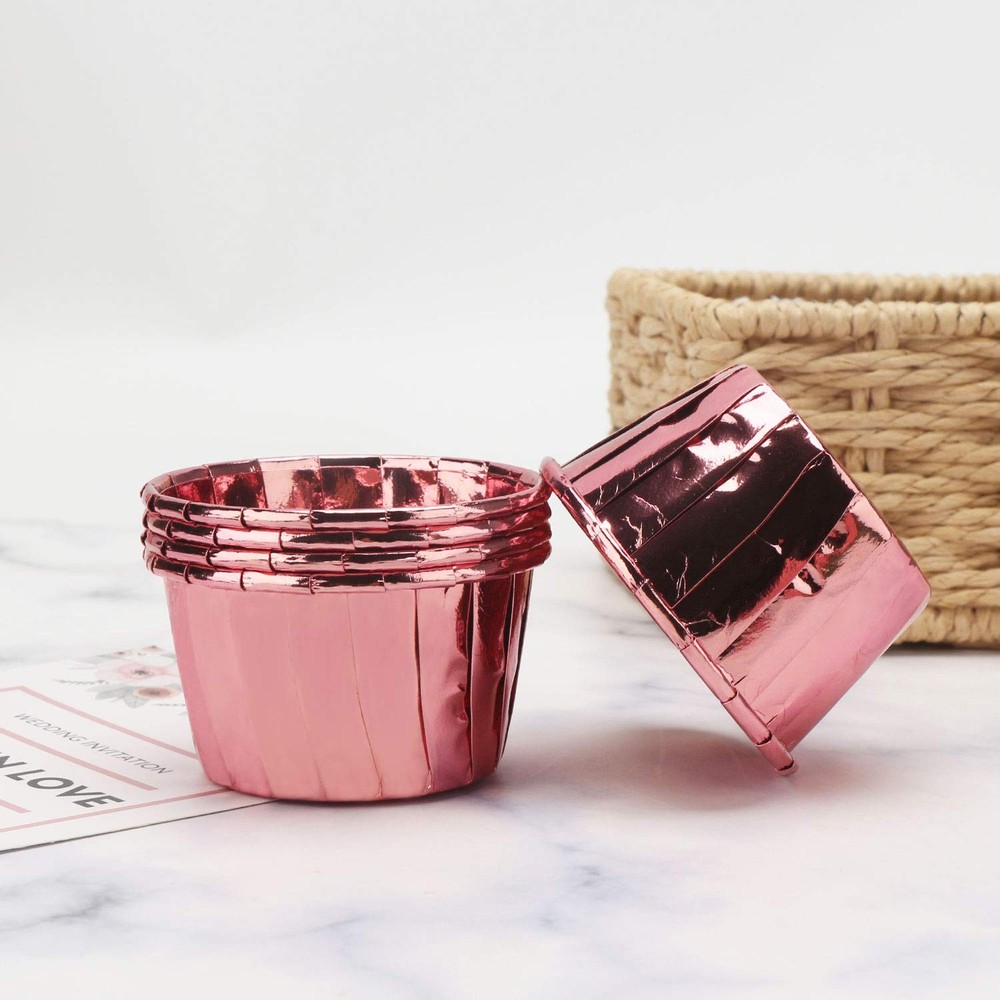 Baking Cups Ramekins, EUSOAR 50Pcs Disposable Ramekin Muffin Baking Cups, Alumin