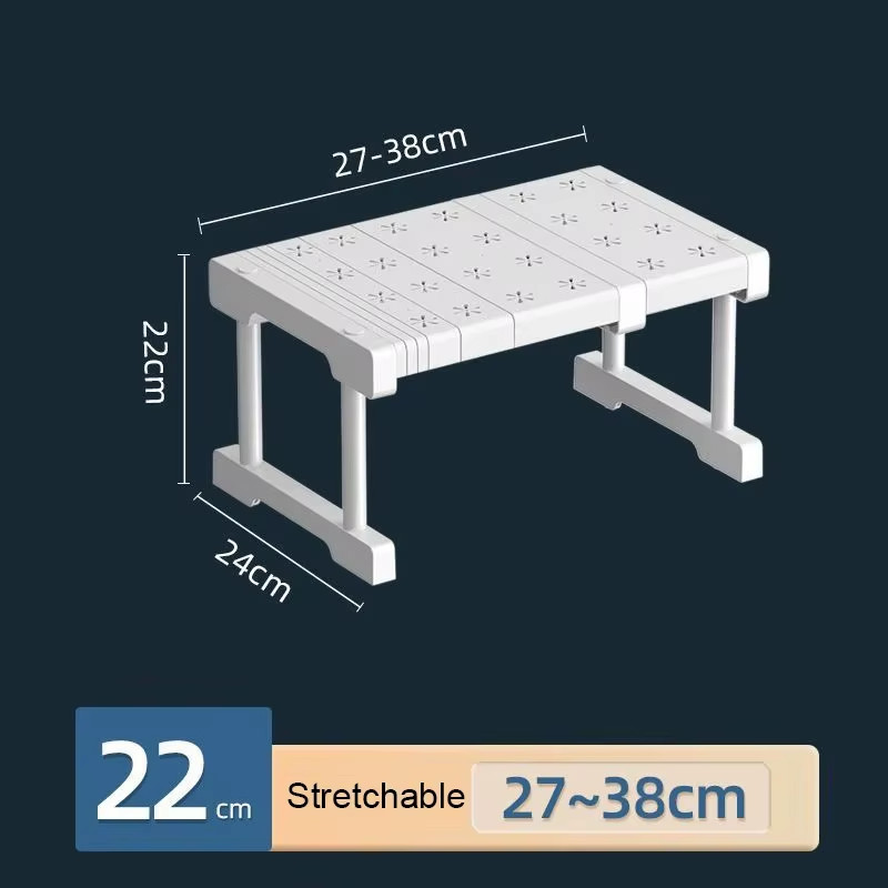 Closet Shelf Wardrobe Organizer Stackable Shelves Clother Storage Rack Telescopi