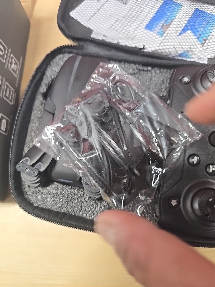 E99 Drone Pro 4K Single Camera with Case in Black