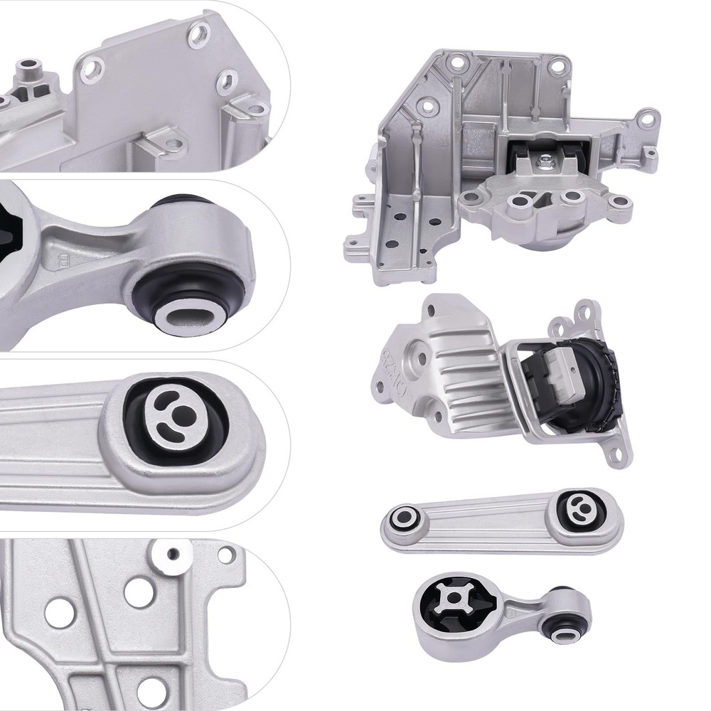 Motor Mount Kit 4PCs for Rogue 2014-2017 2.5L Engine Auto Transmission