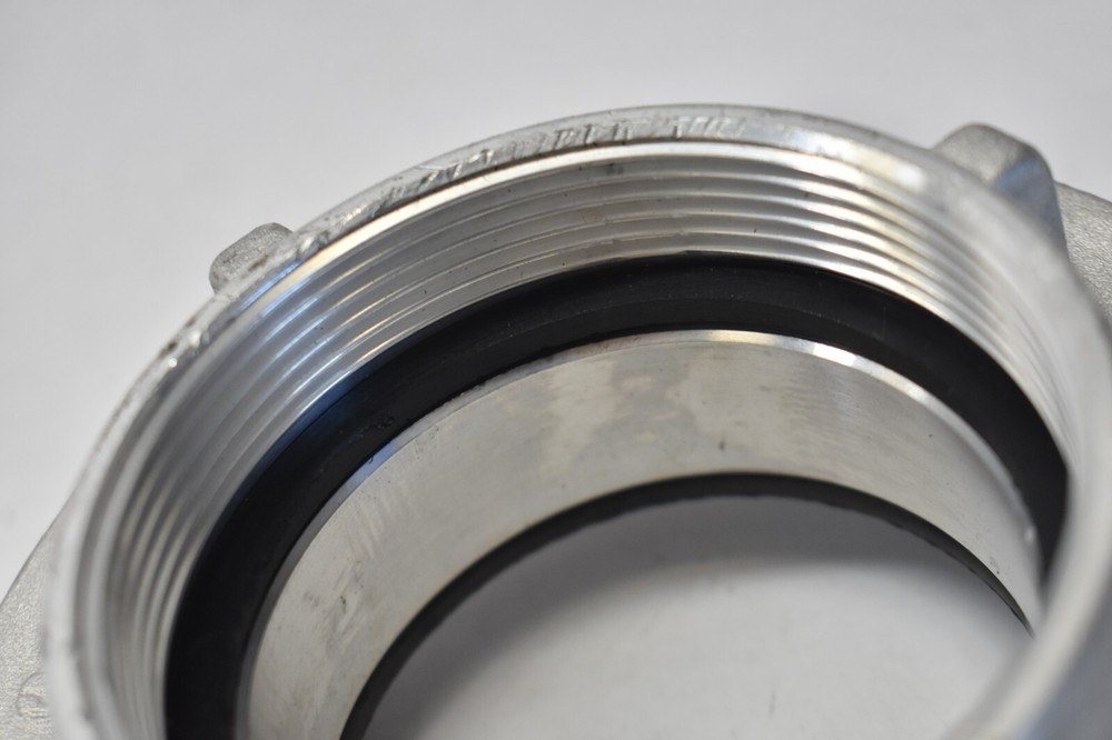 B-Din Adapter Coupling 3" NPSH Female Hose Socket Valve Tool Threaded Silver