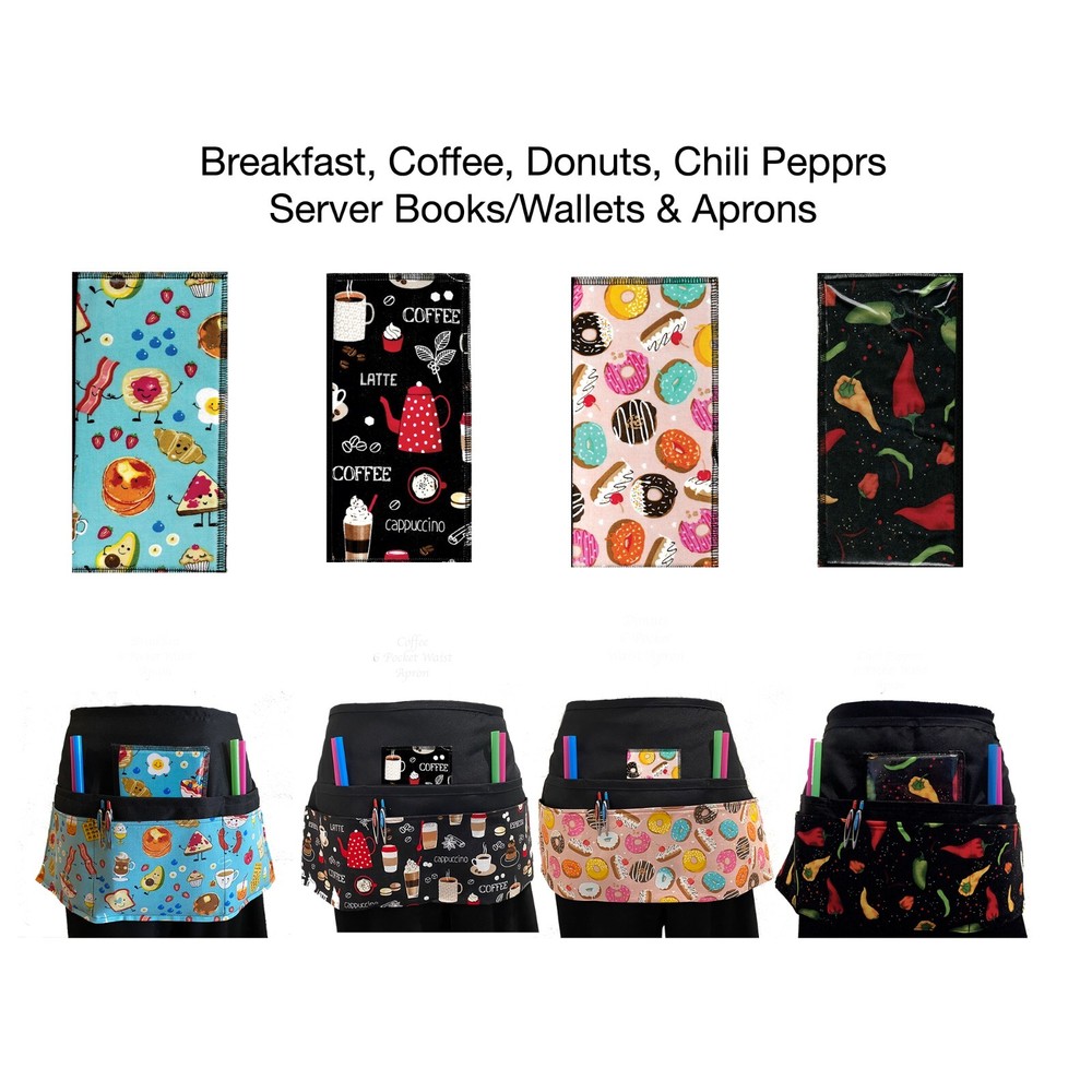 Coffee,Donuts,Breakfast,Chili / Server Wallet or Aprons