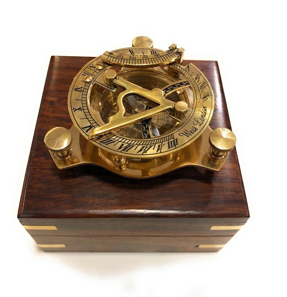 Sundial Compass Solid Brass Sun Dial