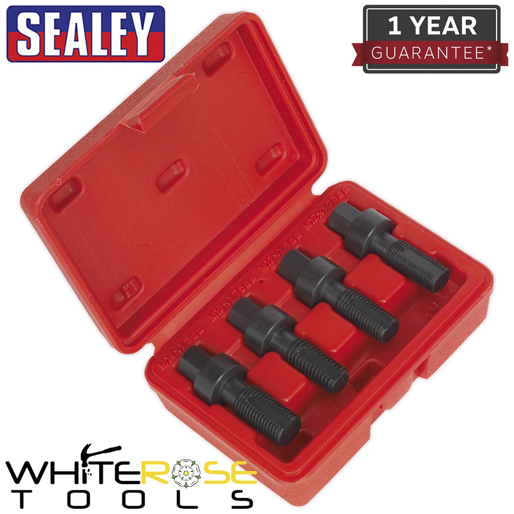 Sealey Wheel Bolt Thread Chasers M12 & M14 Garage Storage Case