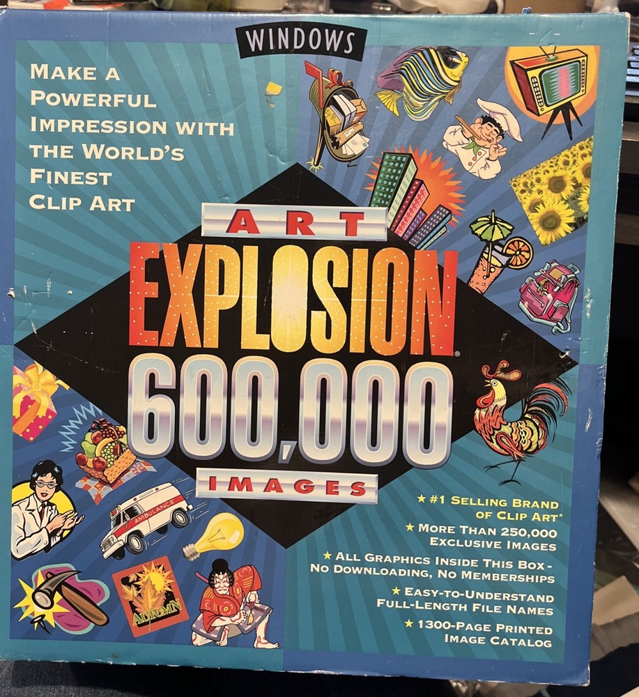 Art Explosion 600,000 on CDs
