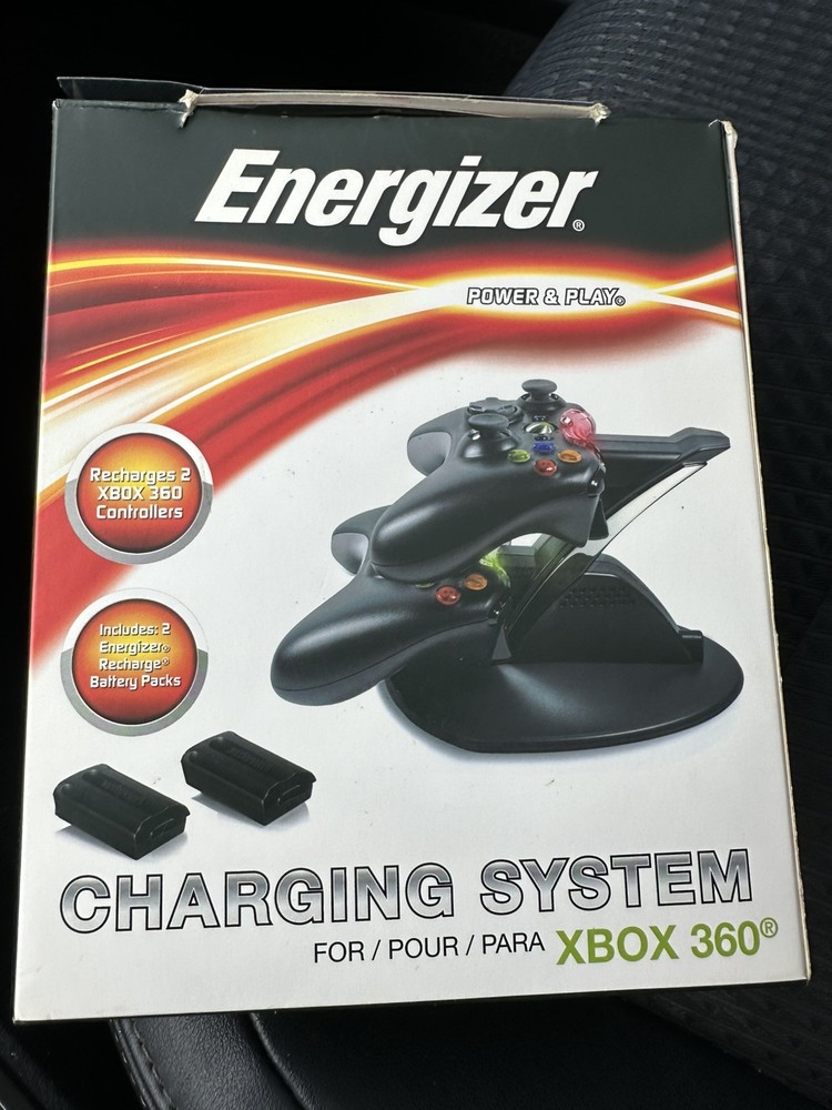 Energizer Charging System for Xbox 360 Controllers - Sealed in Box