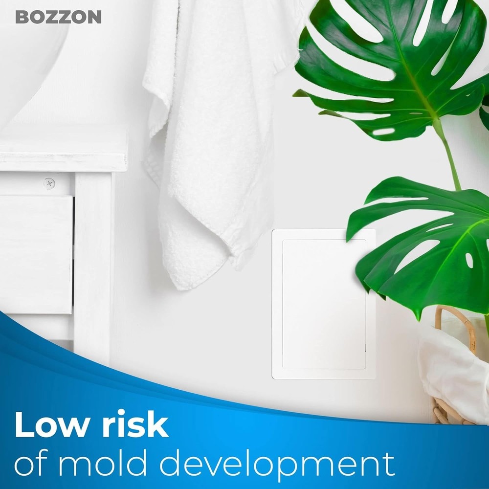 Easy-Install 4x6 Inch Wall Access Panel - Lightweight UV-Stabilized Plastic