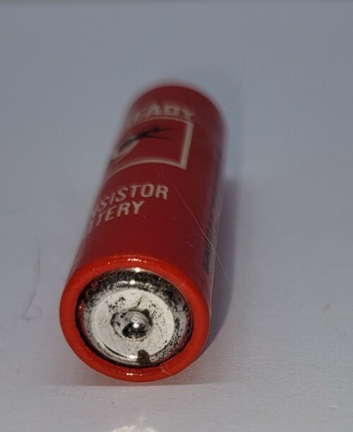 Eveready Red AA Black Cat Battery (non-functional)