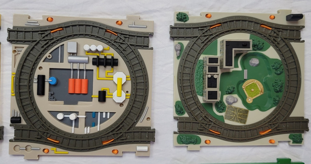 2004 Basic Fun XTS Train System Expandable Pieces Mini Track Expansion Lot of 13