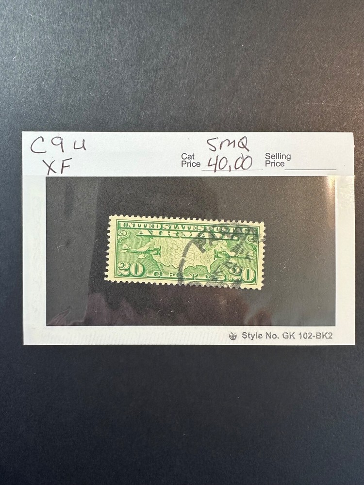 Scott # C 9 Outstanding!!      2024 SMQ Value $40.00