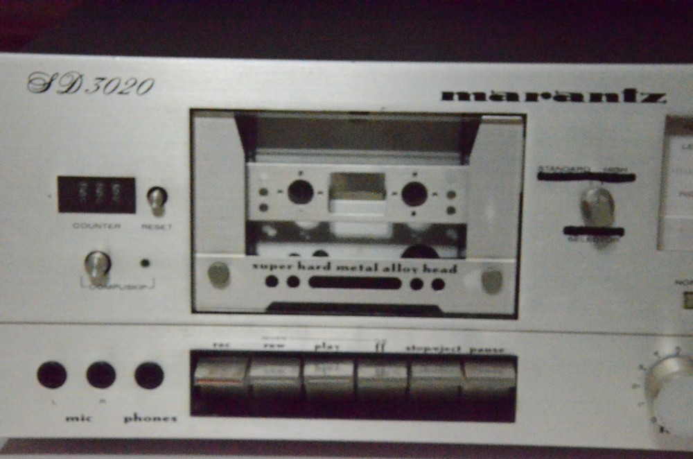 MARANTZ SD3020 STEREO CASSETTE DECK TESTED WORKS...