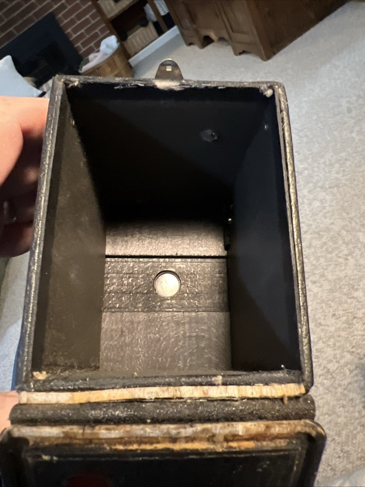 Vintage Ansco No. 2 Box camera Black Working Condition #02