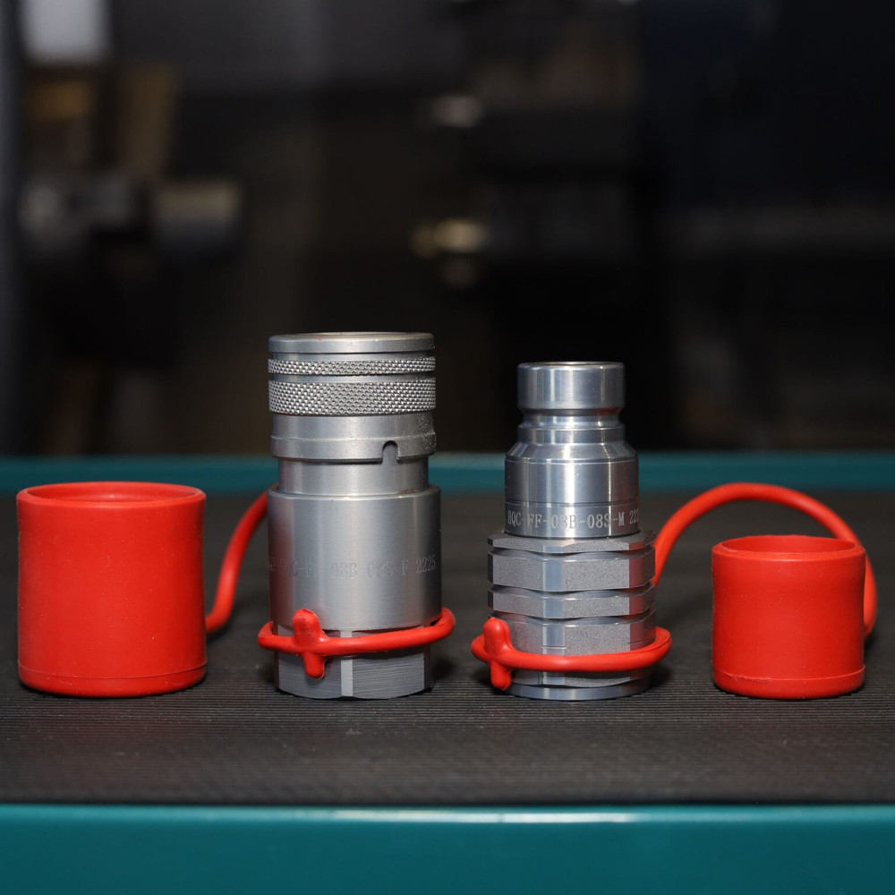1/2″ Flat Face Hydraulic Quick Couplers Set - 1/2″ SAE Thread