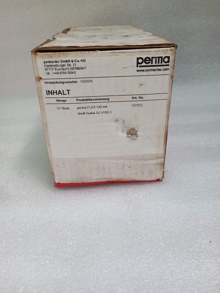 perma FLEX 125 Automatic Single-POINT Lubricator -Shell Gadus S2 V100(LOT 10PC)