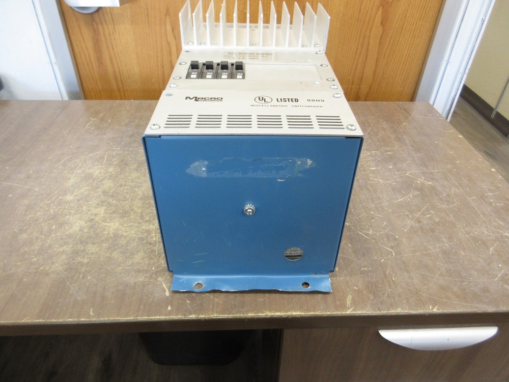 Macro Electronics Miscellaneous Switchboard PDQ-500/LV 5kW (4) 20A 1P Breakers