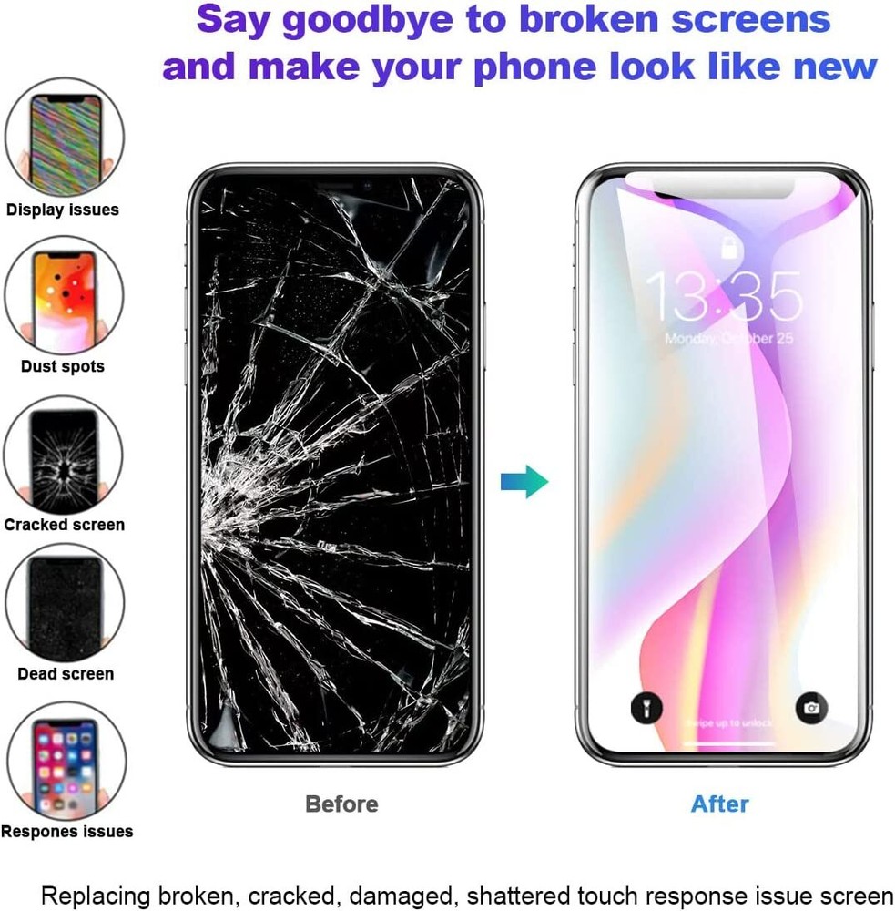 For iPhone 11 Pro Max Incell LCD OLED Display Touch Screen Digitizer Replacement