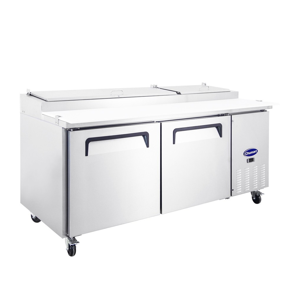 Polarman 67″ Pizza Prep Table with 2 Doors PLM-P67S