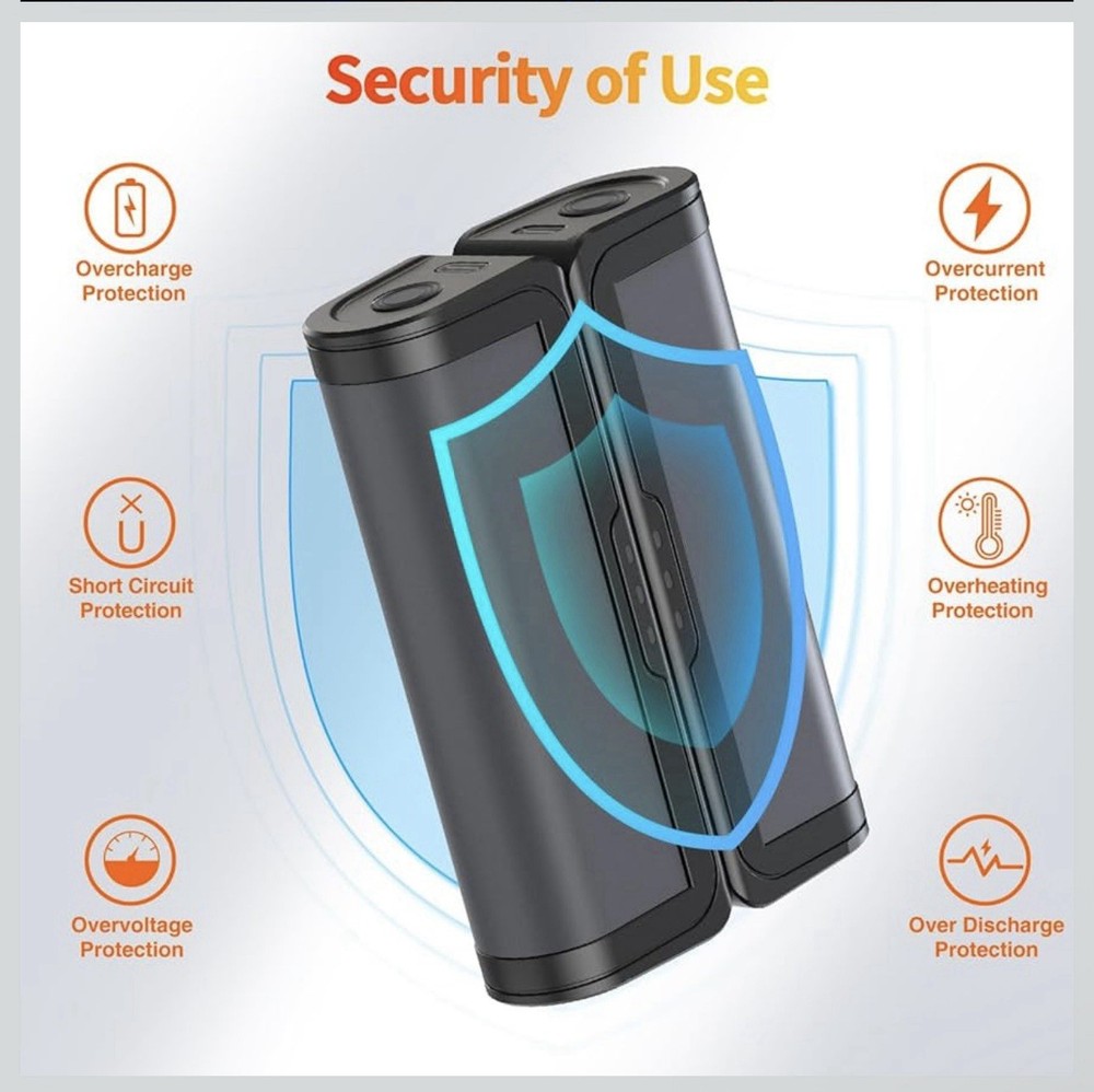 gabless 2pcs Rechargeable Hand Warmer