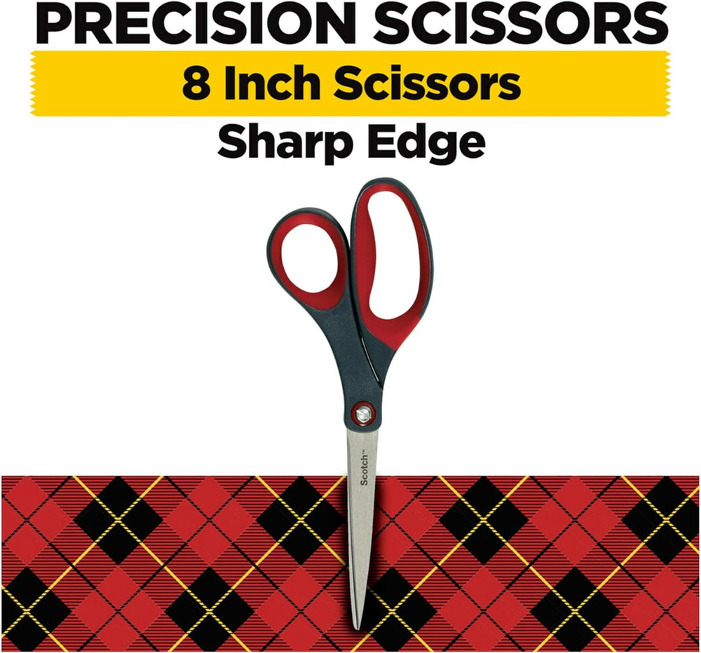 Scotch 8" Precision Scissors for Daily Use (Model 1448)