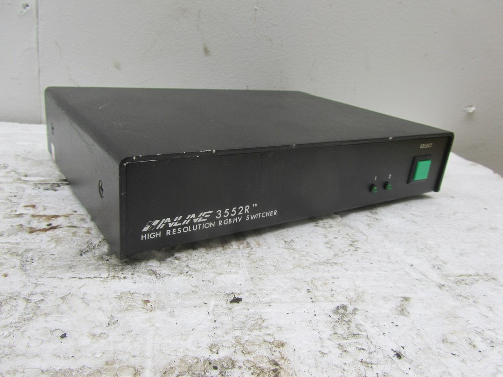 INLINE 3552R HIGH RESOLUTION RGBHV SWITCHER,  USED