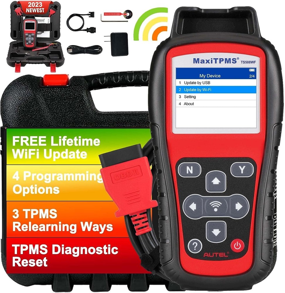 Autel MaxiTPMS TS508WF TPMS Relearn TPMS Sensors Activate Reset Programming Tool