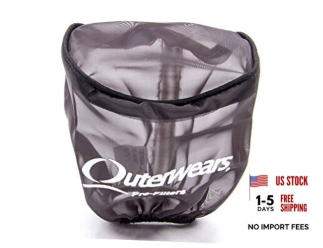 Outerwears Air Filter Wrap, Pre Filter, 3-1/2 in OD, 4 in Tall, Top,